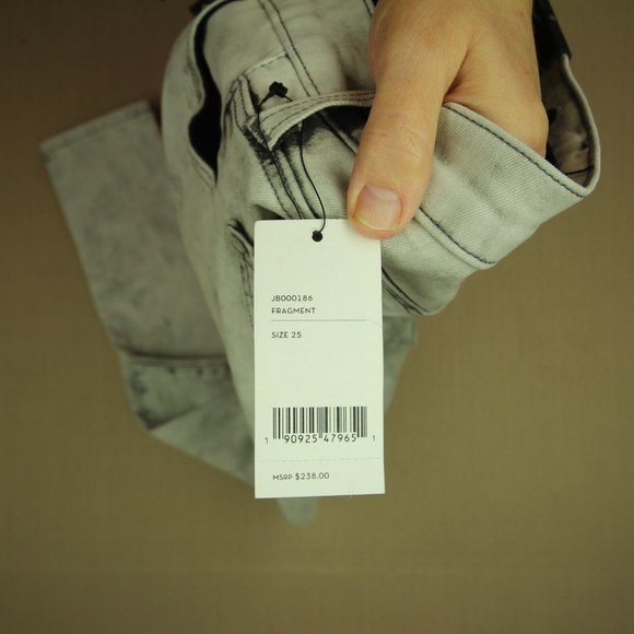 J Brand Alana High Rise Crop Skinny Jeans Women's Sz 25 Fragment Photo Ready NWT - Picture 11 of 12